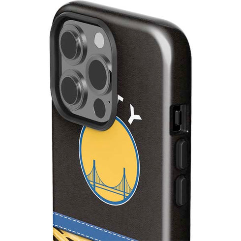 NBA Golden State Warriors Retro Palms iPhone 14 Pro Impact Case