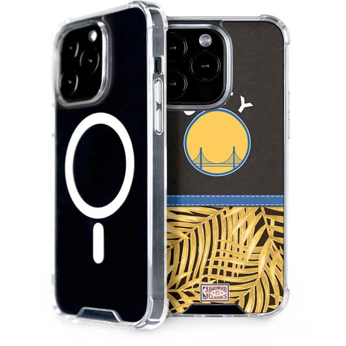 NBA Golden State Warriors Retro Palms iPhone 14 Pro MagSafe Case