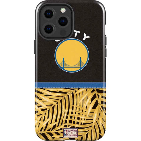 NBA Golden State Warriors Retro Palms iPhone 15 Pro Max Impact Case