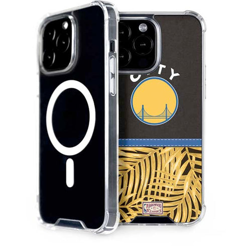 NBA Golden State Warriors Retro Palms iPhone 15 Pro Max MagSafe Case