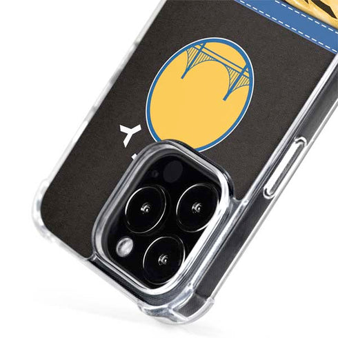 NBA Golden State Warriors Retro Palms iPhone 15 Pro Max MagSafe Case