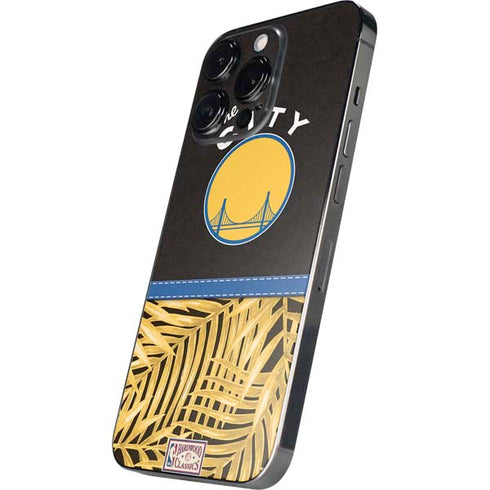 NBA Golden State Warriors Retro Palms iPhone 14 Pro Max Skin