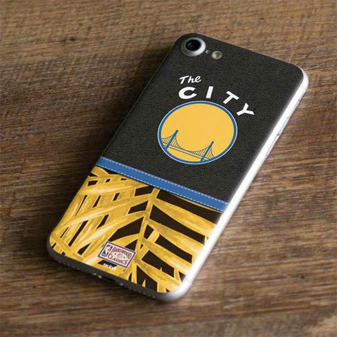 NBA Golden State Warriors Retro Palms iPhone 8 Skin