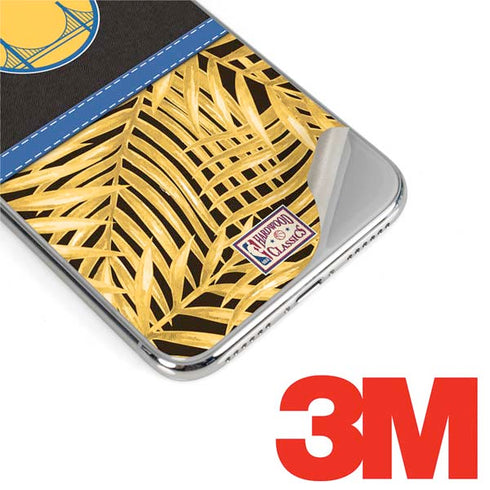 NBA Golden State Warriors Retro Palms iPhone X Skin