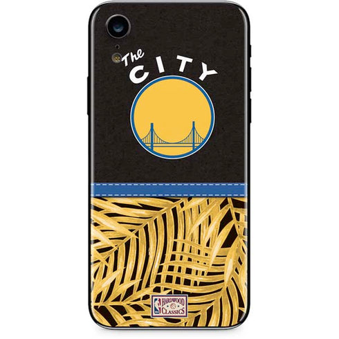 NBA Golden State Warriors Retro Palms iPhone XR Skin