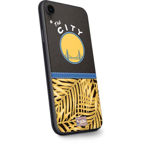 NBA Golden State Warriors Retro Palms iPhone XR Skin