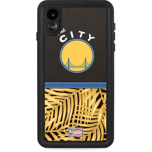 NBA Golden State Warriors Retro Palms iPhone XR Waterproof Case