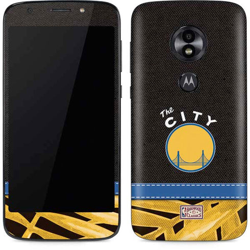 NBA Golden State Warriors Retro Palms Moto E5 Play Skin