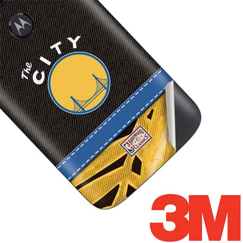 NBA Golden State Warriors Retro Palms Moto E5 Play Skin