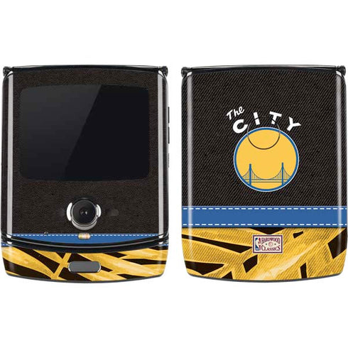 NBA Golden State Warriors Retro Palms Motorola RAZR Skin