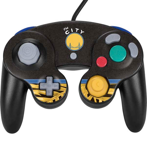 NBA Golden State Warriors Retro Palms Nintendo GameCube Controller Skin