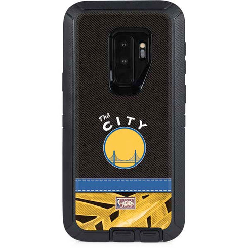 NBA Golden State Warriors Retro Palms Otterbox Defender Galaxy Skin