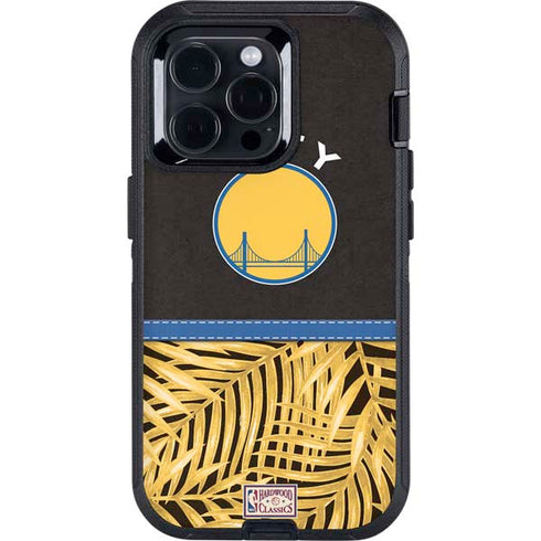 NBA Golden State Warriors Retro Palms Otterbox Defender iPhone Skin