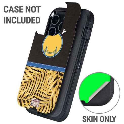 NBA Golden State Warriors Retro Palms Otterbox Defender iPhone Skin