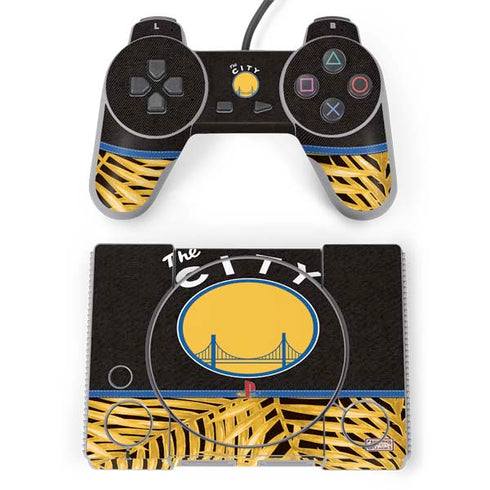 NBA Golden State Warriors Retro Palms PlayStation Classic Bundle Skin