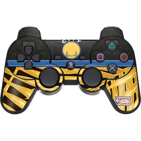 NBA Golden State Warriors Retro Palms PS3 Dual Shock wireless controller Skin