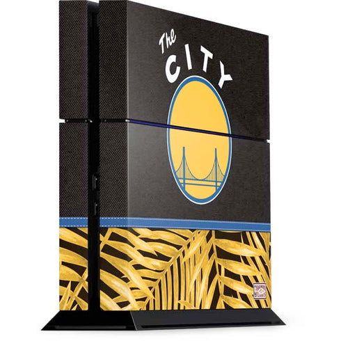 NBA Golden State Warriors Retro Palms PS4 Console Skin