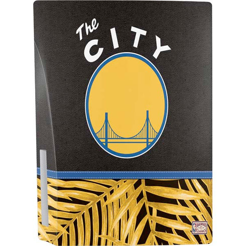 NBA Golden State Warriors Retro Palms PS5 Console Skin
