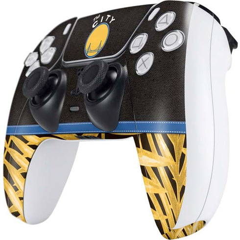 NBA Golden State Warriors Retro Palms PS5 Controller Skin