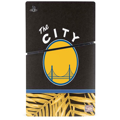 NBA Golden State Warriors Retro Palms PS5 Slim Disk Bundle Skin