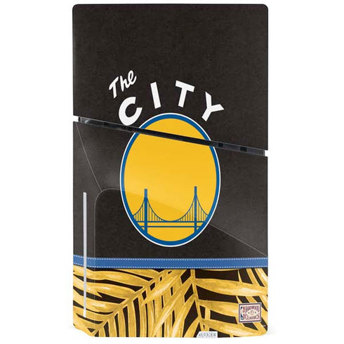 NBA Golden State Warriors Retro Palms PS5 Slim Disk Bundle Skin