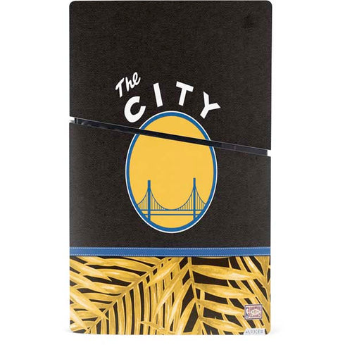 NBA Golden State Warriors Retro Palms PS5 Slim Digital Edition Bundle Skin