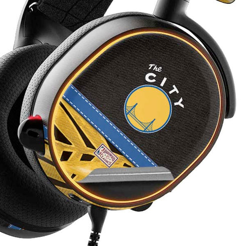 NBA Golden State Warriors Retro Palms SteelSeries Arctis 5 Skin
