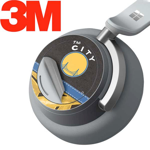 NBA Golden State Warriors Retro Palms Surface Headphones Skin