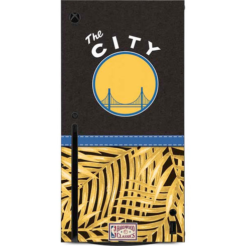 NBA Golden State Warriors Retro Palms Xbox Series X Console Skin