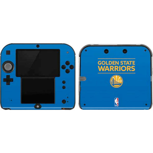 NBA Golden State Warriors Standard - Blue Nintendo 2DS Skin