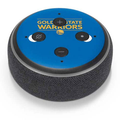 NBA Golden State Warriors Standard - Blue Amazon Echo Dot Skin