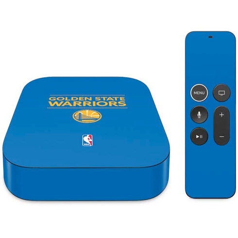 NBA Golden State Warriors Standard - Blue Apple TV Skin