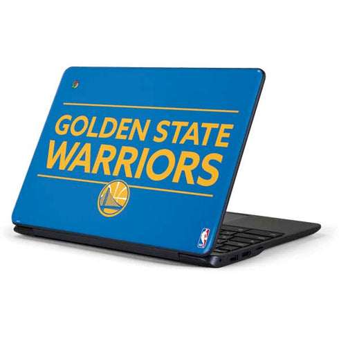 NBA Golden State Warriors Standard - Blue Samsung Chromebook Skin