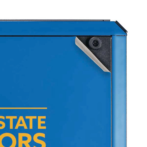 NBA Golden State Warriors Standard - Blue Cooler Master MasterBox Q300L Mini Tower Skin