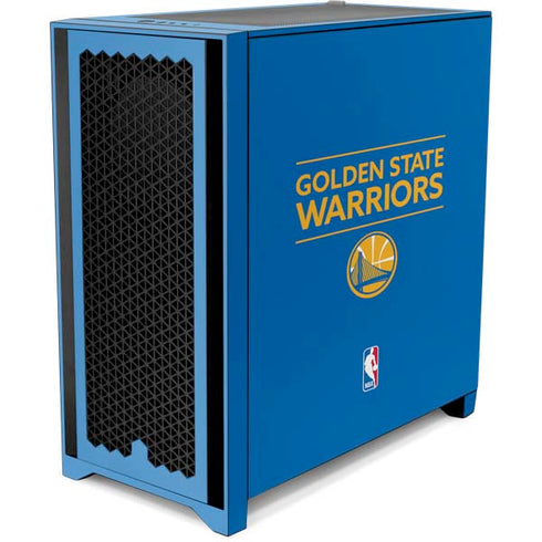 NBA Golden State Warriors Standard - Blue Corsair 4000D Tempered Glass Mid-Tower ATX Case Skin