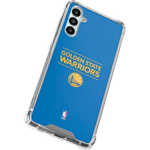 NBA Golden State Warriors Standard - Blue Galaxy A14 5G Clear Case