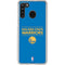 NBA Golden State Warriors Standard - Blue Galaxy A21 Clear Case