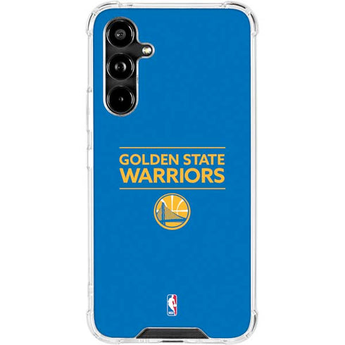 NBA Golden State Warriors Standard - Blue Galaxy A54 5G Clear Case
