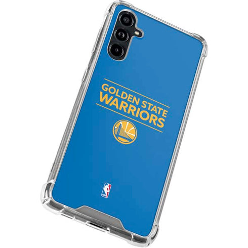 NBA Golden State Warriors Standard - Blue Galaxy A54 5G Clear Case