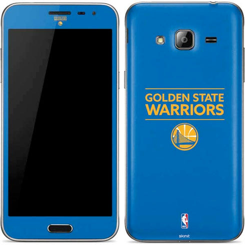 NBA Golden State Warriors Standard - Blue Galaxy J3 Skin