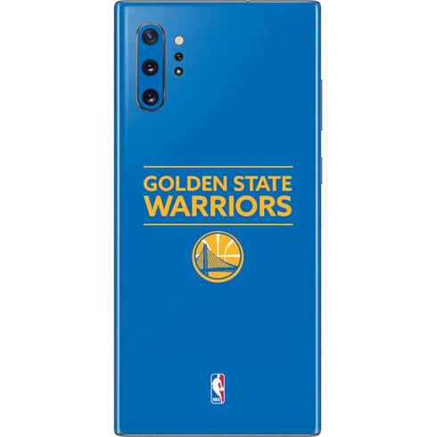 NBA Golden State Warriors Standard - Blue Galaxy Note 10 Plus Skin