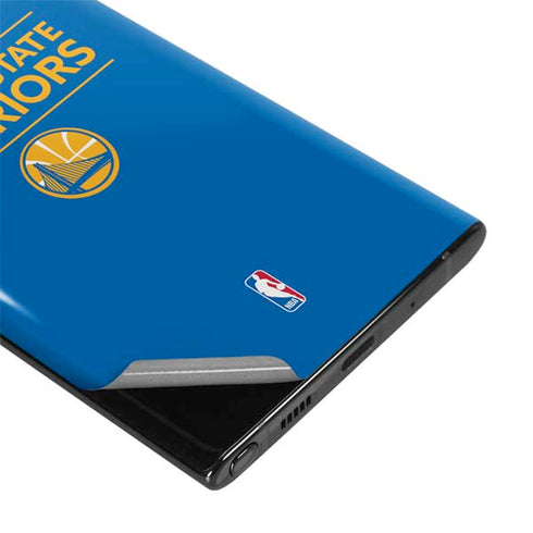 NBA Golden State Warriors Standard - Blue Galaxy Note 10 Plus Skin