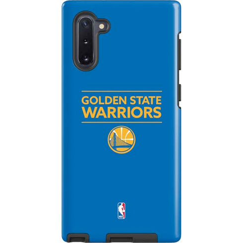 NBA Golden State Warriors Standard - Blue Galaxy Note 10 Pro Case
