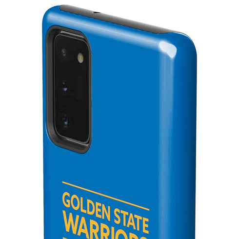 NBA Golden State Warriors Standard - Blue Galaxy Note20 5G Pro Case