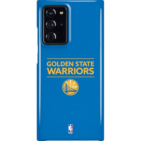 NBA Golden State Warriors Standard - Blue Galaxy Note20 Ultra 5G Lite Case