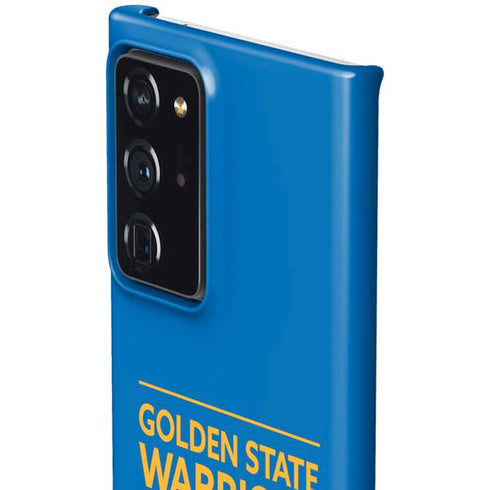 NBA Golden State Warriors Standard - Blue Galaxy Note20 Ultra 5G Lite Case