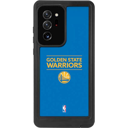 NBA Golden State Warriors Standard - Blue Galaxy Note20 Ultra 5G Waterproof Case