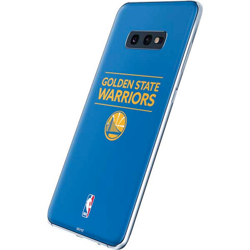 NBA Golden State Warriors Standard - Blue Galaxy S10e Skin