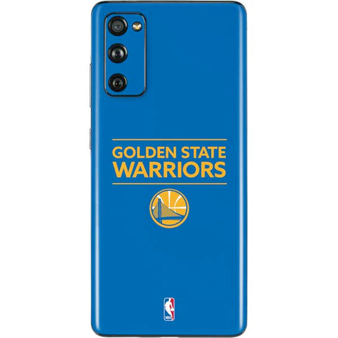 NBA Golden State Warriors Standard - Blue Galaxy S20 Fan Edition Skin