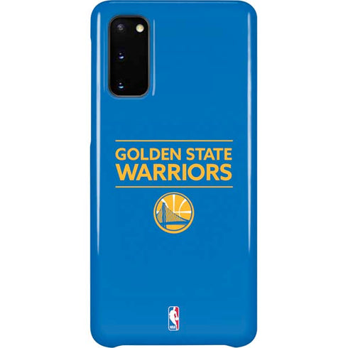 NBA Golden State Warriors Standard - Blue Galaxy S20 Lite Case